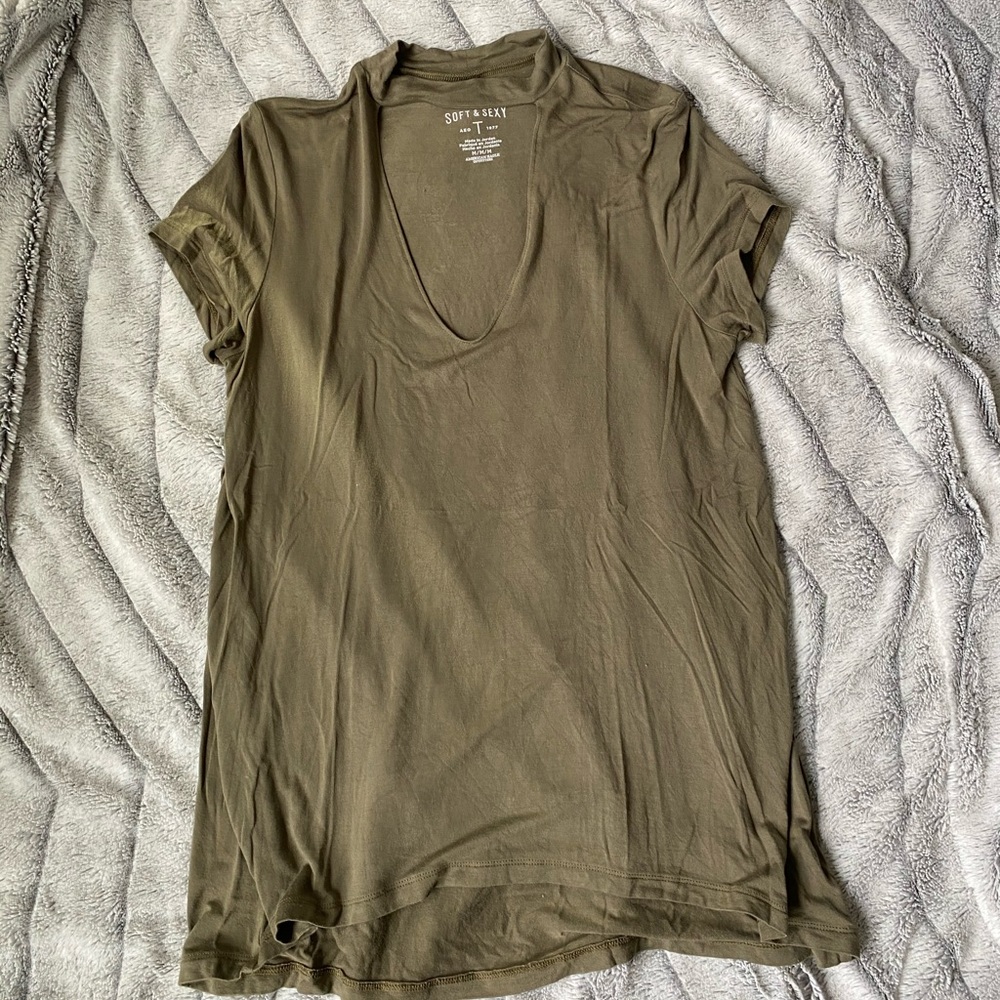 Army Green Tee